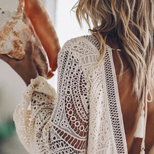 Hollow Out Tassel Beach Boho Dress